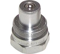 Steel Hydraulic Coupling Plug 3/8 inch Female NPT Threads