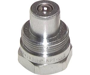 Steel Hydraulic Coupling Plug 3/8 inch Female NPT Threads