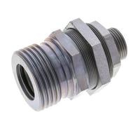Steel Hydraulic Coupling Socket 22 mm L Cutting Ring ISO 14540/8434-1 D M54 x 4