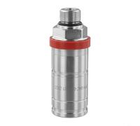 Steel Hydraulic Female Quick Connector for Tractors, AL166181 AL200979, 1/2" Push-Pull Breakaway Coupling