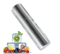 Steel Ice Cubes, Reusable Cylinder Cooling Balls, Reusable Freezing Cubes, Quick Cooling, Portable Cooling Aids, Food Grade Thanks to Reduced N for Drinks, Beer, Coffee, Universal