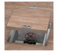 Steel InGround Access Cover & e Invisible Hatch with Handles OutdoorIndoor Uti for Driveways & Pathways (60x30x5cm)