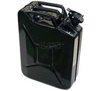 Steel Jerrican - 20 Litre - Black - Manufactured from 0.9mm Sheet Steel