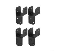 Steel Joist Anchor Brackets 4 Pack for Construction Applications Including Roof Deck and Wall Framing (1.5 * 2in)