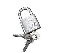 Steel Key Padlock,Rust-Proof and Anti-Theft Security Door Lock, Body Width 30mm40mm50mm60mm,3 Keys(50x68mm)