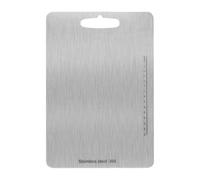Steel Kitchen Cutting Board, Food Double Sided Cutting Block, Non-Stick Chopping with Clear Measuring Scale, Fruit, Vegetable, Hard Meat Prep Board