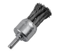 Steel Knot Wire End Brush for Die Grinder or Drill - 70mm Length, 25mm/20mm Diameter, Heavy-Duty Rust, Paint, Scale & Weld Removal from Metal Surfaces