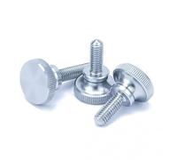 Steel Knurled Step Thumb Screw M8 12mm to 50mm - Zinc 40mm / 2