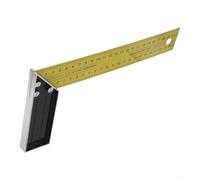 Steel L-Square Angle Ruler 90 Degree Framing Set Square for Roofing Construction Multi-Angle Measurement Rustproof 250mm(25cm)