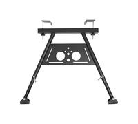 Steel Ladder Stabilizer, Black Adjustable Extension Ladder Stabilizer with Tool Tray, for Roof Wall Standoff Ladder Accessory, for Homes, Construction Sites, Decoration Industries