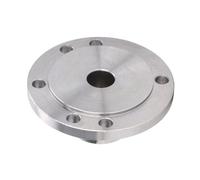 Steel Lathe Faceplate for K11 100 K12 100 K72 100, High Manganese Steel Chuck Face Plate, 100mm Lathe Parts Accessories with 6 Mounting Holes, Precision Fit for Improved Machining (25mm)