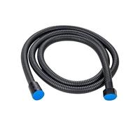 Steel Long Bathroom Shower Pipe Extension Accessories Hose 1.5/2M Black/Silver Flexible(Black1.5M)