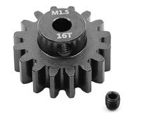 Steel M1.5 12T-18T Motor Gear Pinion Gear RC Upgraded Parts for TRAXXAS ARRMA LOSI RC Car (16T)