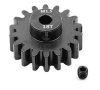 Steel M1.5 12T-18T Motor Gear Pinion Gear RC Upgraded Parts for TRAXXAS ARRMA LOSI RC Car (18T)