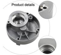 Steel Machine Bearing Seat for Ritian 355 & Lunda 350 Power Grinders - Aluminum Cast Iron Gearbox Middle Cover (Model 05685), Silver Gray