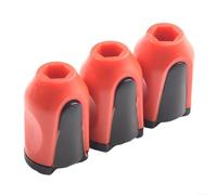 Steel Magnetic Drill Bit Ring For Hex Shank Drivers To Boost Holding Power And Stop Screw Drops While Working On Walls Or Ceilings With Compact Red Design For Easy Tool Box Storage