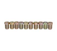 Steel Male Brake Pipe Union Fittings 12mm x 1mm for 3/16” Brake Pipe 10pc