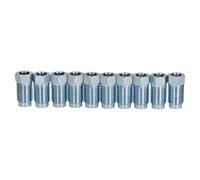 Steel Male Brake Pipe Union Fittings 7/16" x 20 UNF for 1/4" Brake Pipe 10pc