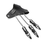 steel master Skeleton Hand Bracelet for Women Men Gothic Punk Rock Accessory with Skull Hand Chain Open Hollow Finger Rings Leather Metal Halloween bracelet