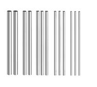 Steel Material 1/5PCS 2/2.5/3/4/5/6/8/10/14MM Stainless Steel Solid Round Rods Axis Linear Shaft Bearing 125-500mm Long(2.5mm 5pcs,200mm)
