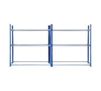 Steel & MDF Shelving Units 185cm - Blue Set Of Two T-Rax Tyre Racking 180cm by Raven