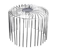 Steel Mesh Roof Drain Cover Debris Filter Downpipe Strainer Gutter Guard Anti-Blocking Rainwater Pipe Protector Cap Downpipe Strainer