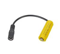 Steel Metal Plated 2a Battery Adapter 2a, Yellow 5.5X2.5MM FEMALE
