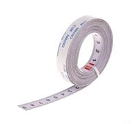 Steel Metric Miter Track Tape Measure Ruler 1pc for Easy Application on Wood, Metal, and Plastic (4M R-L)