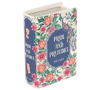 Steel Mill & Co Book-Shaped Decorative Vase, Ceramic Vases for Home Decor, Cute Bookshelf Decor, Unique Vase for Book Lovers (Large - Pride and Prejudice)
