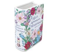 Steel Mill & Co. Ceramic Book-Shaped Vase, Alice's Adventures in Wonderland