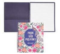 Steel Mill & Co Large Spiral Notebook College Ruled for Journaling/School/Work, 11" x 9.5" with Durable Hardcover and 160 Lined Pages, Pride and Prejudice