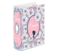 Steel Mill & Co Original Decorative Ceramic Book Vase Home Decor Cute Bookcase Unique Vase for Book Lovers (Small - Emma)