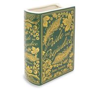 Steel Mill & Co Original Large Book-Shaped Decorative Vase, Ceramic Vases for Home Decor, Cute Bookshelf Decor, Unique Vase for Book Lovers (Pride and Prejudice - Collector's Edition)