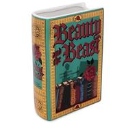 Steel Mill & Co Original Large Book-Shaped Decorative Vase, Ceramic Vases for Home Decor, Cute Bookshelf Decor, Unique Vase for Book Lovers, Beauty and the Beast