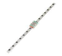 Steel Miniature Linear Sliding Rail Guide Block Set, 300mm Precision Linear Guide Rail with Smooth Slide Block for Automation Equipment, High Accuracy H - Grade Steel