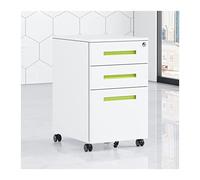 Steel Mobile Filing Cabinet3 Lockable Drawers for Secure Office StorageDesign Rolling File Organizer for Documents & SuppliesPerfect for Home and Office Use