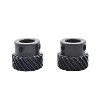Steel Motor Drive Gear 1PCS 1M 2M 15 20 26 30 Teeth Helical Gear Motor Interlaced Gear 45 Degree Helical Gear 6 8 10 24mm Hole(1M 20T 15mm)