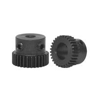 Steel Motor Drive Gear 1pcs 28T Spur Gear Bore 4mm 5mm 6mm Steel Transmission Gears 0.5 Module 28 Teeth Pinion Accessories(6mm)