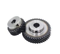 Steel Motor Drive Gear 1pcs 2M 10Teeh 45 Degree Left-handed Helical Gear Steel Keyway Bore 10/12/14/15/17/19mm(6.35mm)