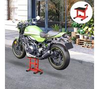 Durhand Steel Manual Repair Motorcycle Lift - Red, Red