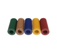 Steel Mould Die Spring ， Stainless Steel Stamping Compression Mould Spiral Die Spring Multicolor 20x10x20-150mm(Yellow,20 x 10 x 80mm)