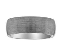 STEEL NATION JEWELRY Men’s Tantalum Carbide Wedding Band 8MM Gray Satin Finish Modern and Durable Ring - Choice of Size, Metal, No Gemstone
