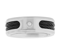 STEEL NATION JEWELRY Men's Wedding Band Choice of Designs, metal, no gemstone