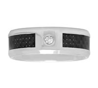 STEEL NATION JEWELRY Men's Wedding Band Choice of Designs, metal, no gemstone