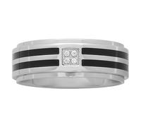 STEEL NATION JEWELRY Titanium Rings for Men Wedding Bands & Resin 8mm Band with Multiple RingSize, metal, no gemstone
