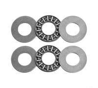 Steel Needle Roller Thrust Bearing 12mm ID Heavy Duty | Axial load support, compact 2mm thickness, high stiffness, fits tight spaces, industrial grade