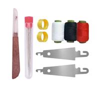 Steel Needle Set with Large Eye, Steel Needles for Sewing by Hand, Tool for Quick Threading and Rust Protection for Sewing by Hand, Upholstery, Quilting, Knitting, Crochet, Jewellery Making