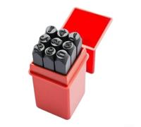 Steel Number Stamp Set 9pcs 0-9 Metal Leather Tool(3mm)