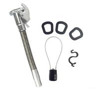 Steel Oil Guide Tube For Commercial Truck Fuel Drum With Secure Code Lock Hook And Sealing Ring For 5 10 20 Liter Capacity Black Finish