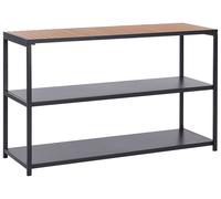 Outdoor Kitchen Island AVETRANA Black Metal